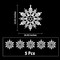 Large Snowflakes Set of 5 White Glittered Snowflakes 12In Plastic Christmas Decorative Hanging Ornaments Window Decor Winter Outdoor Decorations